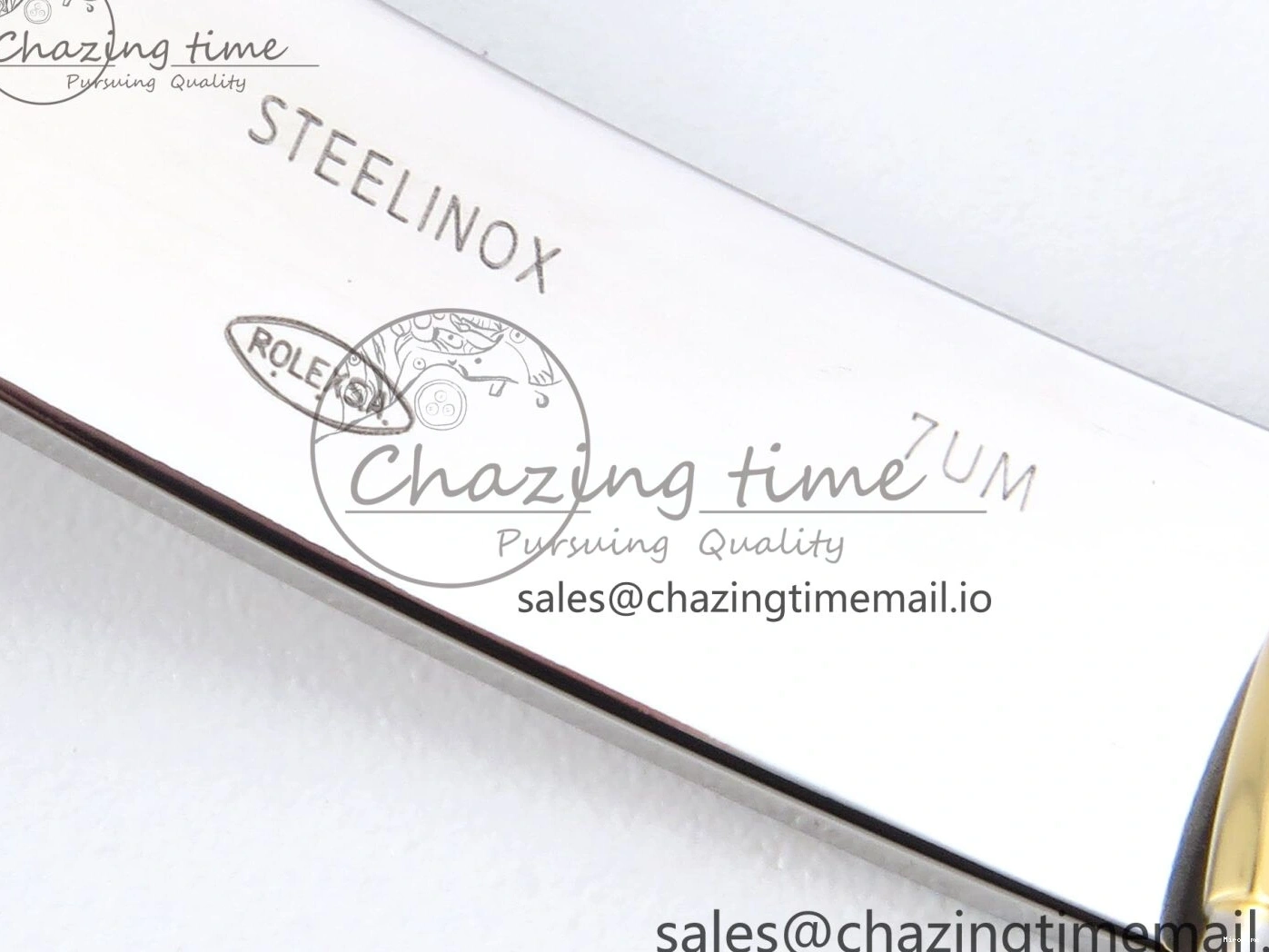 MiroTime 0418 SmartChoice DateJust 36 126233 EWEF Best Edition YG Stick Dial on SS YG Oyster Bracelet A 669